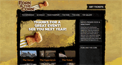 Desktop Screenshot of forkandthecork.com